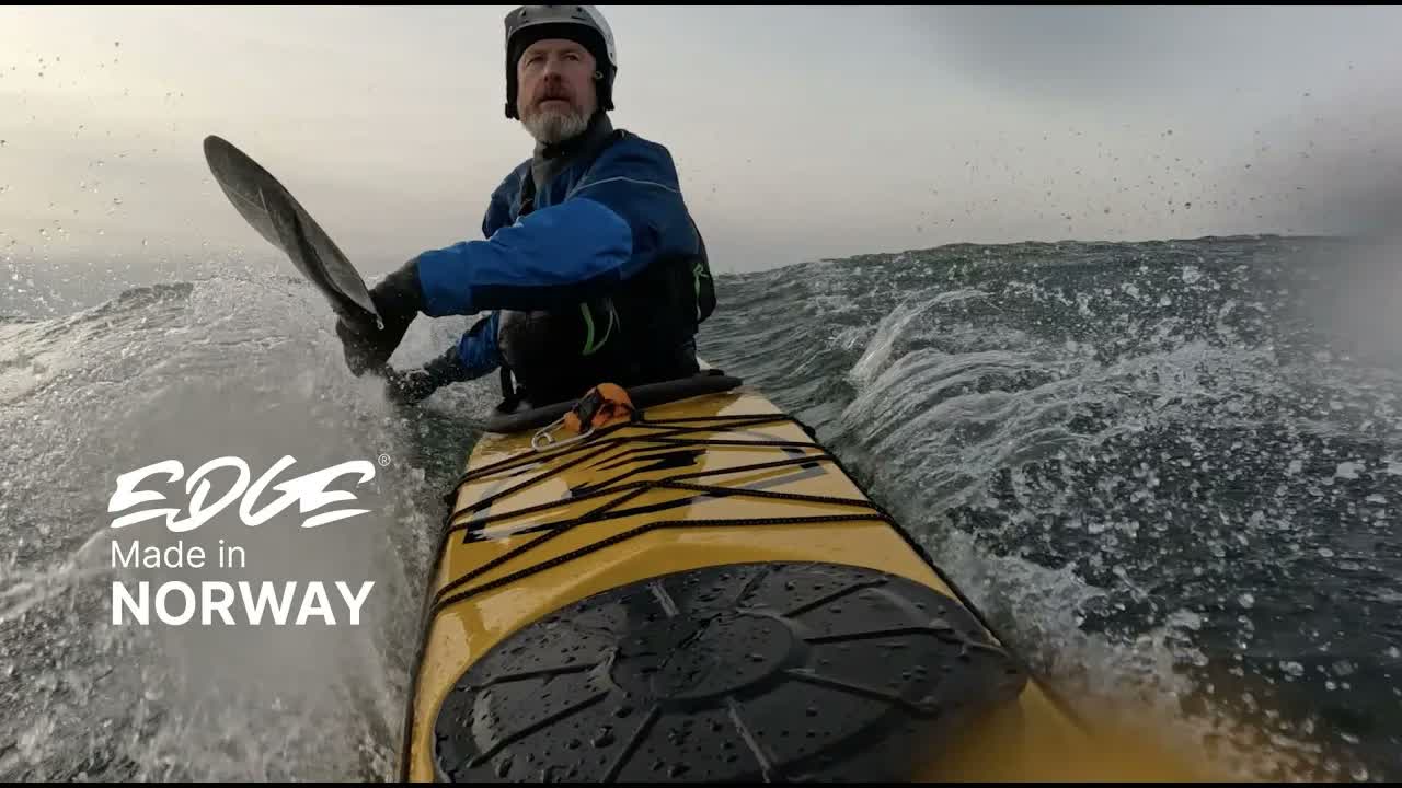 Rune shows some frustration when the waves are too small :)